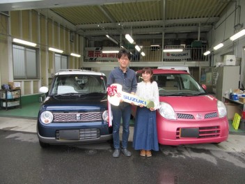 【この車を選んだ決め手は？】ラパンの見た目が良かったです！！